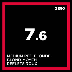 7.6 Zero - Medium Red Blonde